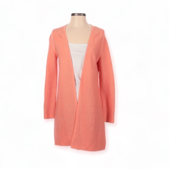 Talbots Coral Long Open Cardigan - Picture 2 of 4
